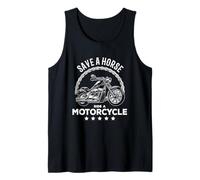 Save a Horse Ride a Motorcycle Club Funny Biker Débardeur