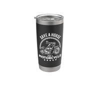 Save a Horse Ride a Motorcycle Club Funny Biker Gobelet isotherme en acier inoxydable double paroi