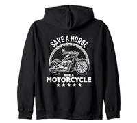 Save a Horse Ride a Motorcycle Club Funny Biker Sweat à Capuche