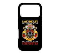 Save A Hundred Lives You're A Firefighter Fireman Coque pour iPhone 17 Pro