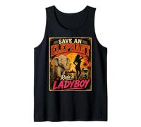 Save an Elephant Ride A Ladyboy Thaïlande Phuket Bangkok Fun Débardeur
