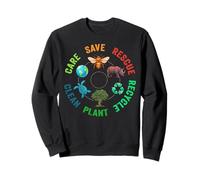Save Bees Rescue Animals Earth Day Planète Étudiants Enseignants Sweatshirt