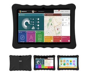 Save Family Tablette Evolution 10" avec connexion Wi-Fi et données. Double contrôle parental, contrôle de contenu, anti-bullying, jeux, module Montessori. Marque espagnole (Noir)