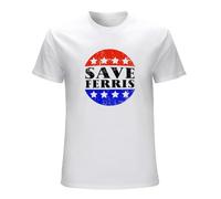 Save Ferris T-Shirt Mens Retro 80S Movie Ferris Bueller Day Off Distressed Size XL
