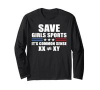 Save Girls Sports, XX est différent de XY, C'est du Bon Sens Manche Longue