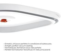 Save It Récipient Sous Vide Grand (M) - Blanc,16,3x16,3xh11 Cm - 1150 Cc