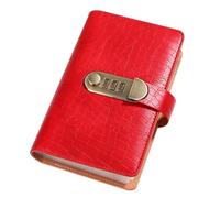 Save Money Challenge Book, 17.8x11cm Cash Money Saving Book With Combination Lock | 100 Pages Refined And Enduring Vintage Budget Planner Wallet For Travel Home Outings Dorm Business Trips