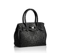 SAVE MY BAG T- Miss Plus Animalier, Sac à Main Femme, Leopard JetBlack Satin