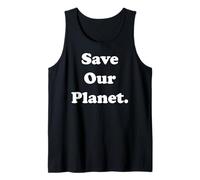 Save Our Planet Environmental Message Débardeur