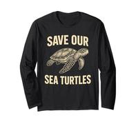 Save Our Sea Turtles Tortue de Sensibilisation à la Conservation de l'océan Manche Longue