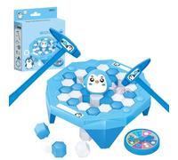 Save Penguin Ice Board Game, Ice Board Game, Puzzle Table Knock Block | 4.92x3.94x0.94 inches Penguin Ice Game Hand-eye Coordination Board Games Toy with Hammer for Adults Family Kid