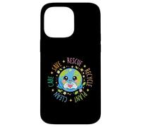 Save Rescue Recycle Plant Clean Care - Climate Earth Day Coque pour iPhone 14 Pro Max