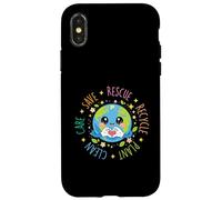 Save Rescue Recycle Plant Clean Care - Climate Earth Day Coque pour iPhone X/XS
