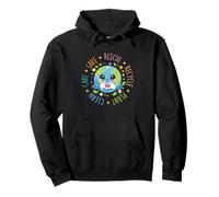 Save Rescue Recycle Plant Clean Care - Climate Earth Day Sweat à Capuche