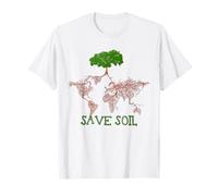 Save Soil Support Sadhguru pour sauver nos vies Nice Earth Day T-Shirt