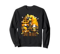 Save The Bees for Beekeeper with Unique Honey Bee GNOME Sweatshirt