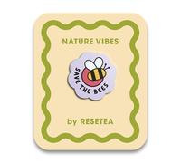 Save the bees Pin | Accessoire de Mode Original | Cadeau Unique pour Vestes, Sacs à Dos et Sacs à Main | Collection Nature Vibes par Resetea