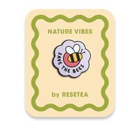 Save The Bees Pin | Accessoire de Mode Original pour Vestes, Sacs à Dos et Sacs | Collection Nature Vibes | Resetea