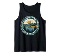 Save The Bees Plant Tree Clean The Seas Débardeur