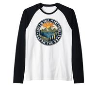 Save The Bees Plant Tree Clean The Seas Manche Raglan