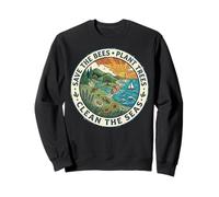 Save The Bees Plant Tree Clean The Seas Sweatshirt
