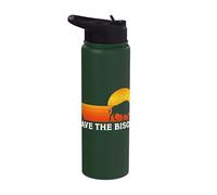 Save The Bison Buffalo Stainless Steel Insulated Water Bottle