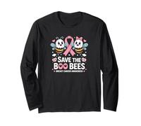 Save The Boo Bees Ghosts Sensibilisation au Cancer du Sein Manche Longue