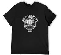 Save The Clock Tower Unisex T-Shirts Graphic Print Mens Tee Shirt Black M