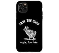 Save The Dodo Extinct Ornithologie des oiseaux Dodo Coque pour iPhone 11 Pro Max
