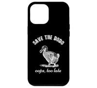 Save The Dodo Extinct Ornithologie des oiseaux Dodo Coque pour iPhone 12 Pro Max