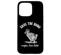 Save The Dodo Extinct Ornithologie des oiseaux Dodo Coque pour iPhone 15 Pro Max