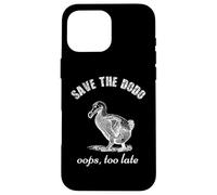 Save The Dodo Extinct Ornithologie des oiseaux Dodo Coque pour iPhone 16 Pro Max