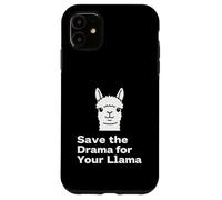 Save The Drama Lama Funny Saying for Fans Design Coque pour iPhone 11