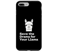Save The Drama Lama Funny Saying for Fans Design Coque pour iPhone 7 Plus/8 Plus