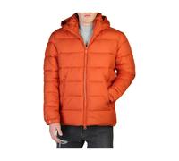 Save The Duck - Blouson aviateur en nylon avec capuche amovible - Homme - Vestes - Orange - Taille: L