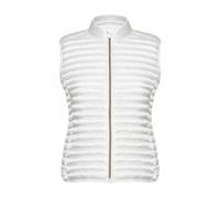 Save The Duck - Veste blanche sans manches avec fermeture éclair dorée - Femme - Vestes - Blanc - Taille: 36 FR