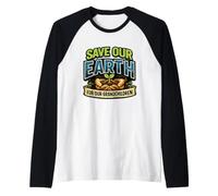 Save The Earth for Our Kids | Cadeau de Conservation du Jour de la Terre Manche Raglan