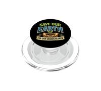 Save The Earth for Our Kids | Cadeau de Conservation du Jour de la Terre PopSockets PopGrip pour MagSafe