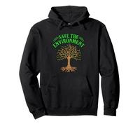 Save The Environment Earth Day Planet Support Graphique Sweat à Capuche