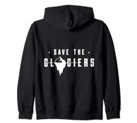 Save The Glaciers Fonte du réchauffement climatique Sweat à Capuche