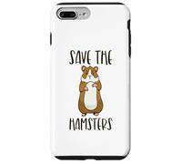Save The Hamsters Cull Pets Animal Rescue Funny Pet Lover Coque pour iPhone 7 Plus/8 Plus