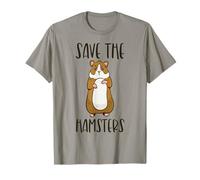 Save The Hamsters Cull Pets Animal Rescue Funny Pet Lover T-Shirt