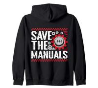 Save The Manual Cars Transmission Manuelle Classique Sweat à Capuche