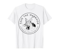 Save The Markhor - Logo de chèvre de Montagne menacée T-Shirt