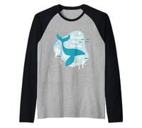 Save The Ocean Keep The Sea Plastic Free - Amoureux des orques Manche Raglan