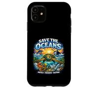 Save The Oceans - Tortue, Dauphin, Baleine, Conservation de l'océan Coque pour iPhone 11