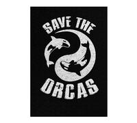 Save The Orcas Orca Killer, Puzzle en Bois pour Adultes, 300 PCS