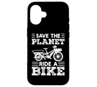 Save The Planet Ride A Bike Cargo Vélo Cargo Vintage Coque pour iPhone 16