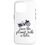 Save The Planet Ride A Bike Cargo Vélo Cargo Vintage Coque pour iPhone 16 Pro