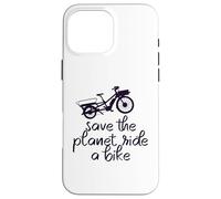 Save The Planet Ride A Bike Cargo Vélo Cargo Vintage Coque pour iPhone 16 Pro Max